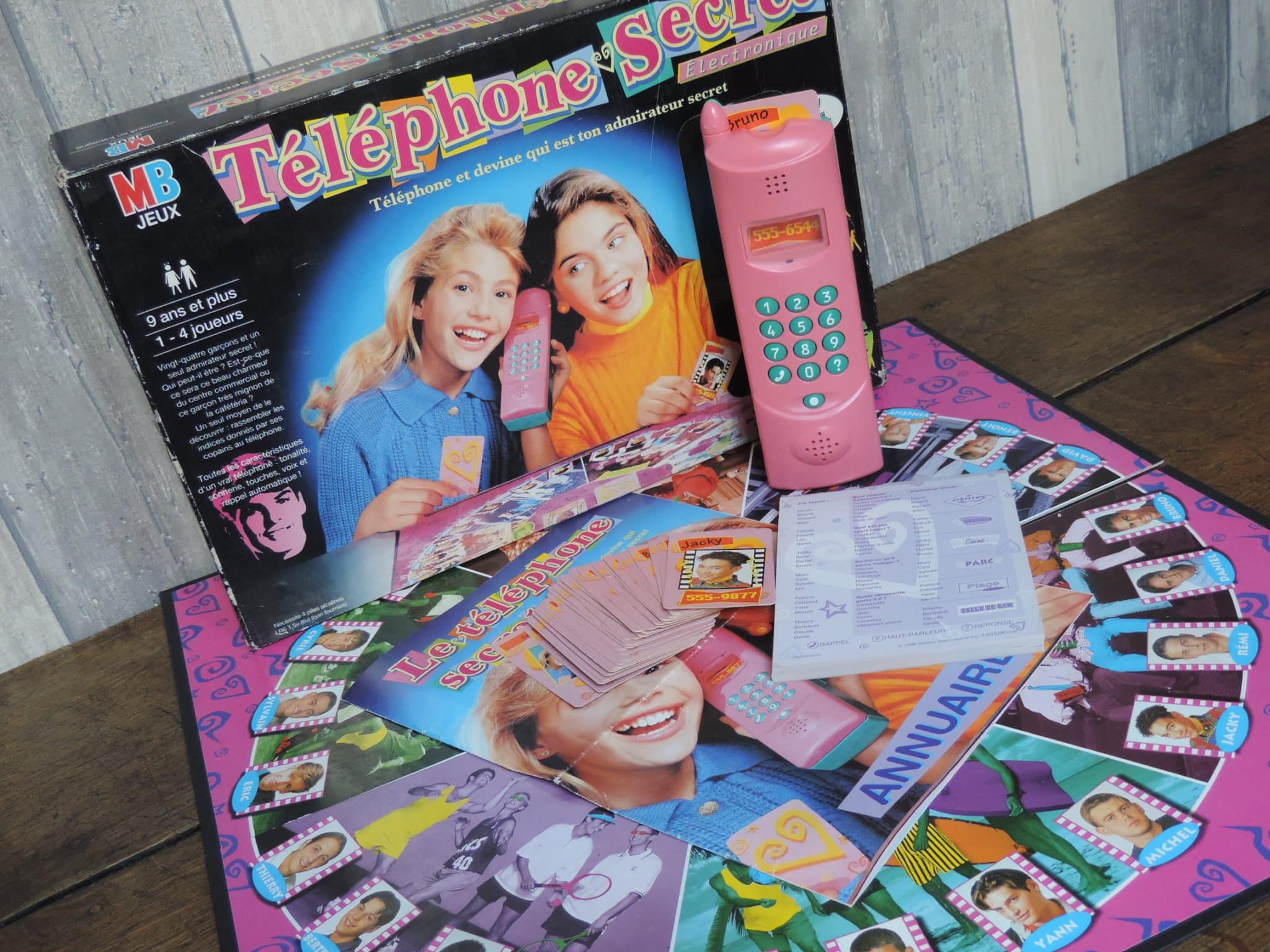 Téléphone Secret - Jeu MB 1996 - jouets rétro jeux de société