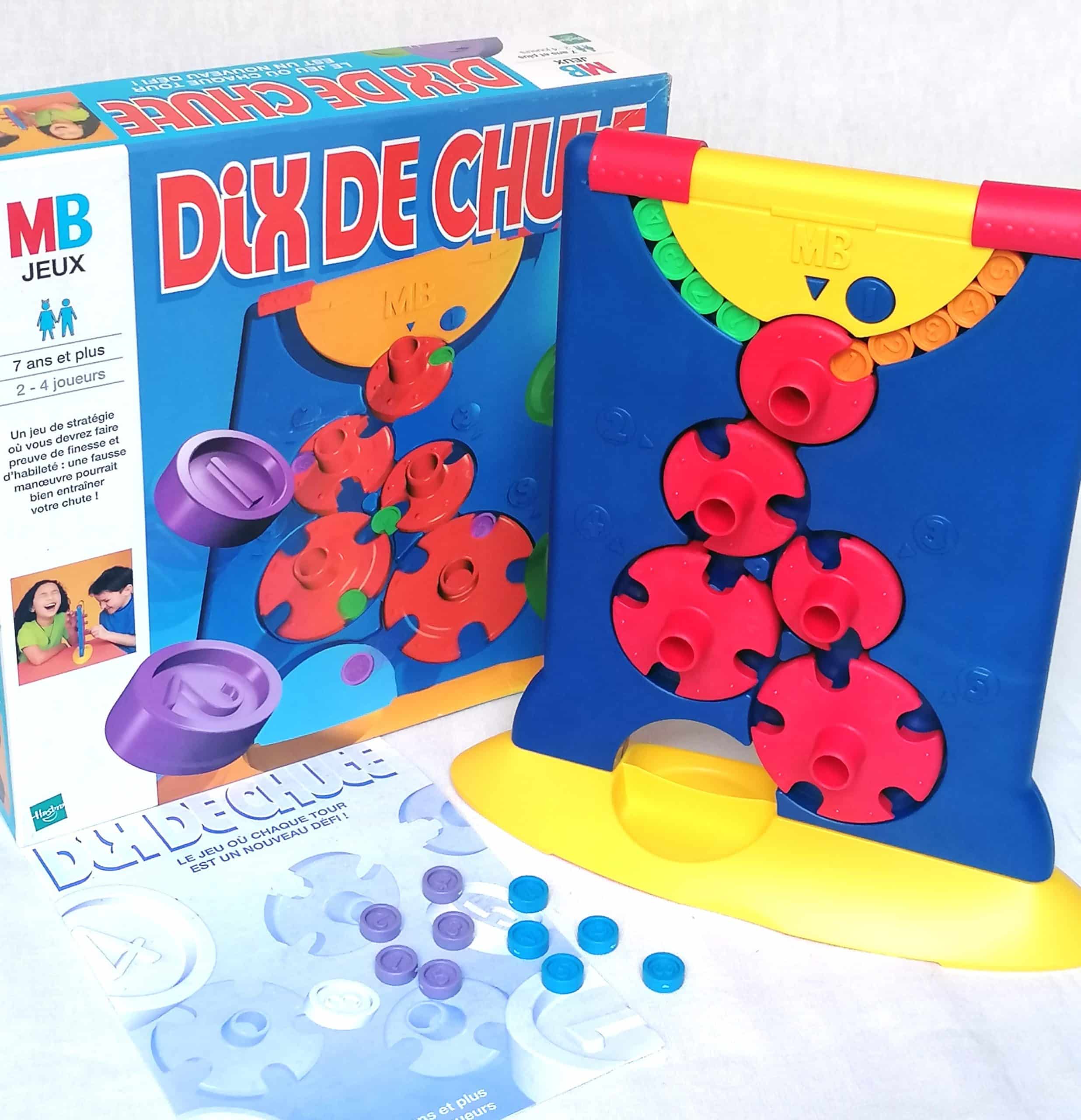 Dix de Chute - Jeu MB 1999 - jouets rétro jeux de société figurines et  objets vintage
